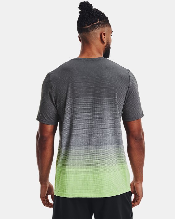 Men's UA Seamless Lux Short Sleeve, Gray, pdpMainDesktop image number 1